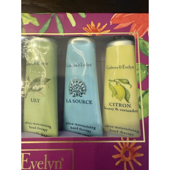 Crabtree & Evelyn 12-Piece Hand Therapy Sampler Set 12x25g Discontinued Scents - Picture 6 of 10